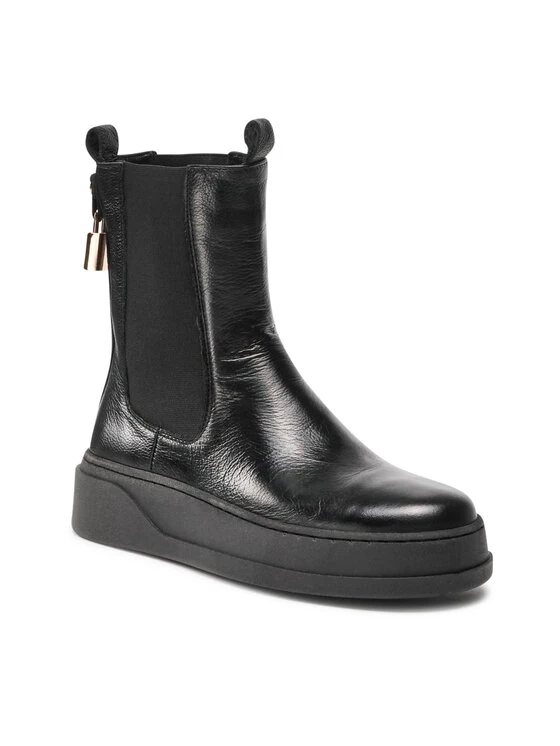 Νέος ???? Carinii Γυναίκες Biker Μποτάκια Μποτάκια B8446 Μαύρο ???? 3 Νέος ???? Carinii Γυναίκες Biker Μποτάκια Μποτάκια B8446 Μαύρο ????