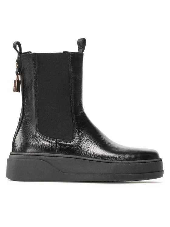 Νέος ???? Carinii Γυναίκες Biker Μποτάκια Μποτάκια B8446 Μαύρο ???? 4 Νέος ???? Carinii Γυναίκες Biker Μποτάκια Μποτάκια B8446 Μαύρο ???? - Image 2