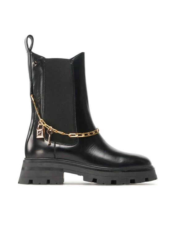 Εκπτωση ???? Carinii Γυναίκες Biker Μποτάκια Μποτάκια με λάστιχο B8367 Μαύρο ???? 4 Εκπτωση ???? Carinii Γυναίκες Biker Μποτάκια Μποτάκια με λάστιχο B8367 Μαύρο ???? - Image 2