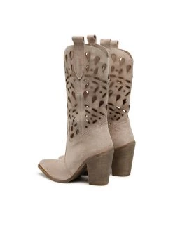 Συμφωνίες ???? Carinii Γυναίκες Biker Μποτάκια Μποτάκια B8024 Μπεζ ???? -Carinii Εκπτώσεις unnamed file 320