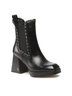 ΧΟΝΔΡΙΚΟ ΕΜΠΟΡΙΟ ???? Carinii Γυναίκες Biker Μποτάκια Μποτάκια B8535 Μαύρο ❤️