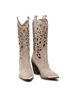 Συμφωνίες ???? Carinii Γυναίκες Biker Μποτάκια Μποτάκια B8024 Μπεζ ???? -Carinii Εκπτώσεις unnamed file 322