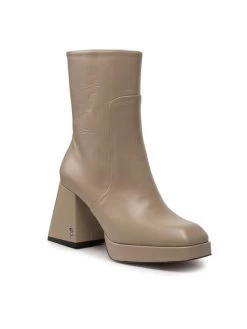 Το φθηνότερο ???? Carinii Γυναίκες Biker Μποτάκια Μποτάκια B8592 Μπεζ ????