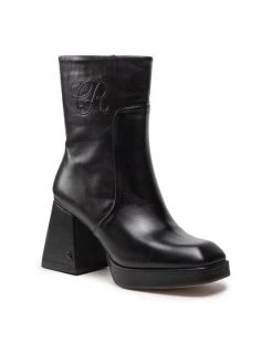 Best Pirce ???? Carinii Γυναίκες Biker Μποτάκια Μποτάκια B8547 Μαύρο ????