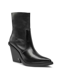 Συμφωνίες ???? Carinii Γυναίκες Biker Μποτάκια Μποτάκια B8403 Μαύρο ????