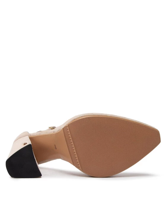 Νέος ???? Carinii Γυναίκες Γοβάκια Κλειστά παπούτσια B7791 Μπεζ ???? 6 Νέος ???? Carinii Γυναίκες Γοβάκια Κλειστά παπούτσια B7791 Μπεζ ???? - Image 4