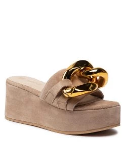 Εκπτωση ???? Carinii Γυναίκες Παντόφλες B7381 Μπεζ ????