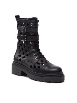 Εκπτωση ???? Carinii Γυναίκες Biker Μποτάκια Μποτάκια B7275 Μαύρο ✨