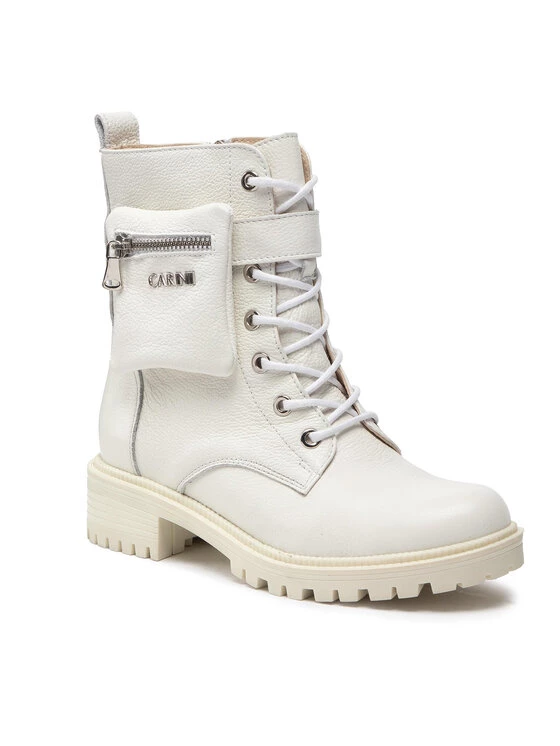 Συμφωνίες ???? Carinii Γυναίκες Biker Μποτάκια Μποτάκια B5910 Λευκό ???? 3 Συμφωνίες ???? Carinii Γυναίκες Biker Μποτάκια Μποτάκια B5910 Λευκό ????