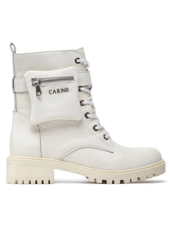 Συμφωνίες ???? Carinii Γυναίκες Biker Μποτάκια Μποτάκια B5910 Λευκό ???? 4 Συμφωνίες ???? Carinii Γυναίκες Biker Μποτάκια Μποτάκια B5910 Λευκό ???? - Image 2