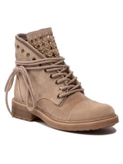 Φτηνός ???? Carinii Γυναίκες Biker Μποτάκια Μποτάκια B5615/N Μπεζ ????