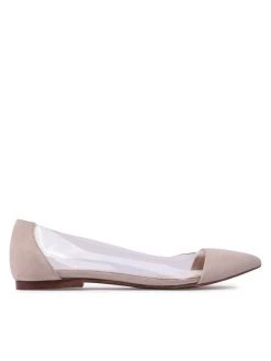 Κουπόνι ???? Carinii Γυναίκες Κλειστά Παπούτσια Μπαλαρίνες B2670 Μπεζ ???? -Carinii Εκπτώσεις unnamed file 3592