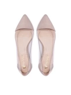 Κουπόνι ???? Carinii Γυναίκες Κλειστά Παπούτσια Μπαλαρίνες B2670 Μπεζ ???? -Carinii Εκπτώσεις unnamed file 3595