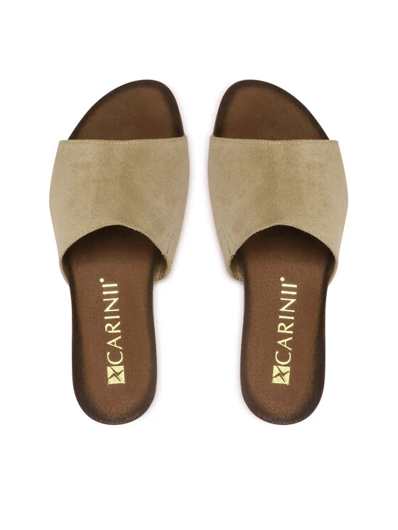 Φτηνός ???? Carinii Γυναίκες Παντόφλες B3269 Μπεζ ✨ 7 Φτηνός ???? Carinii Γυναίκες Παντόφλες B3269 Μπεζ ✨ - Image 5