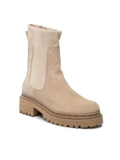 Flash Sale ❤️ Carinii Γυναίκες Biker Μποτάκια Μποτάκια B7945 Μπεζ ✔️