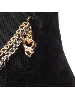 Ολοκαίνουργιο ???? Carinii Γυναίκες Biker Μποτάκια Μποτάκια B8483 Μαύρο ❤️ -Carinii Εκπτώσεις unnamed file 3779