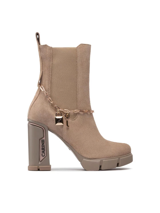 Η καλύτερη συμφωνία ???? Carinii Γυναίκες Biker Μποτάκια Μποτάκια B8481 Μπεζ ✔️ 4 Η καλύτερη συμφωνία ???? Carinii Γυναίκες Biker Μποτάκια Μποτάκια B8481 Μπεζ ✔️ - Image 2