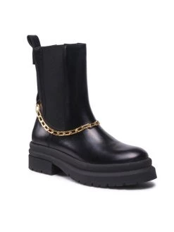 Φτηνός ???? Carinii Γυναίκες Biker Μποτάκια Μποτάκια με λάστιχο B8479 Μαύρο ????