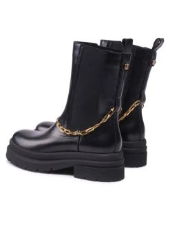 Φτηνός ???? Carinii Γυναίκες Biker Μποτάκια Μποτάκια με λάστιχο B8479 Μαύρο ???? -Carinii Εκπτώσεις unnamed file 3817