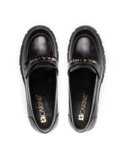 Ολοκαίνουργιο ✨ Carinii Γυναίκες Γοβάκια Κλειστά παπούτσια B7797 Μαύρο ✔️ -Carinii Εκπτώσεις unnamed file 383