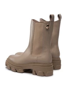 Best Pirce ???? Carinii Γυναίκες Biker Μποτάκια Μποτάκια με λάστιχο B8465 Μπεζ ???? -Carinii Εκπτώσεις unnamed file 3846