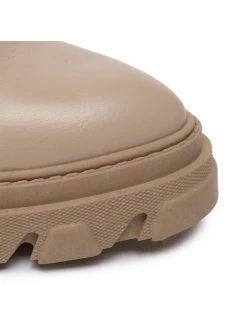 Best Pirce ???? Carinii Γυναίκες Biker Μποτάκια Μποτάκια με λάστιχο B8465 Μπεζ ???? -Carinii Εκπτώσεις unnamed file 3849