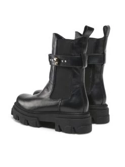 Flash Sale ???? Carinii Γυναίκες Biker Μποτάκια Μποτάκια B8464 Μαύρο ???? -Carinii Εκπτώσεις unnamed file 3875