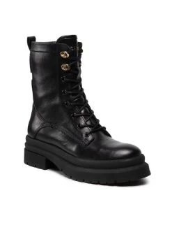 Συμφωνίες ???? Carinii Γυναίκες Biker Μποτάκια Μποτάκια B8383 Μαύρο ⭐