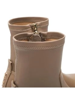 Flash Sale ???? Carinii Γυναίκες Biker Μποτάκια Μποτάκια B8090 Μπεζ ???? -Carinii Εκπτώσεις unnamed file 3937