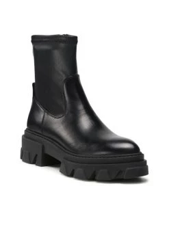 Τοπ 10 ???? Carinii Γυναίκες Biker Μποτάκια Μποτάκια B8090 Μαύρο ????