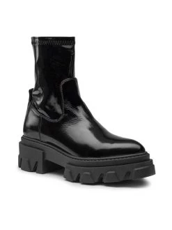 Εκπτωση ???? Carinii Γυναίκες Biker Μποτάκια Μποτάκια B8090 Μαύρο ????