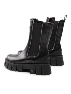 Νέος ???? Carinii Γυναίκες Biker Μποτάκια Μποτάκια με λάστιχο B8234 Μαύρο ⌛ 10 Νέος ???? Carinii Γυναίκες Biker Μποτάκια Μποτάκια με λάστιχο B8234 Μαύρο ⌛ -Carinii Εκπτώσεις unnamed file 4010