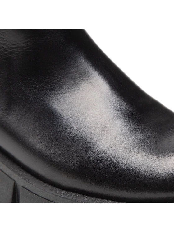 Νέος ???? Carinii Γυναίκες Biker Μποτάκια Μποτάκια με λάστιχο B8234 Μαύρο ⌛ 8 Νέος ???? Carinii Γυναίκες Biker Μποτάκια Μποτάκια με λάστιχο B8234 Μαύρο ⌛ - Image 6