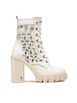 Κουπόνι ???? Carinii Γυναίκες Biker Μποτάκια Μποτάκια B8057 Μπεζ ???? -Carinii Εκπτώσεις unnamed file 4015