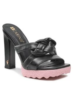 Flash Sale ???? Carinii Γυναίκες Παντόφλες B8062 Μαύρο ????
