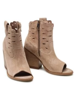 Φτηνός ???? Carinii Γυναίκες Biker Μποτάκια Μποτάκια B8045 Μπεζ ❤️ -Carinii Εκπτώσεις unnamed file 4048