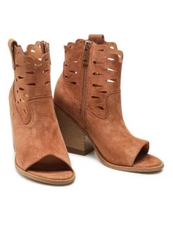 ΧΟΝΔΡΙΚΟ ΕΜΠΟΡΙΟ ???? Carinii Γυναίκες Biker Μποτάκια Μποτάκια B8045 Καφέ ✔️ -Carinii Εκπτώσεις unnamed file 4060