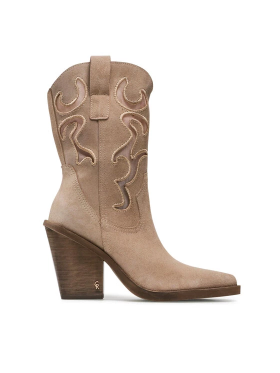 Τοπ 10 ⌛ Carinii Γυναίκες Biker Μποτάκια Μποτάκια B8109 Μπεζ ✔️ 4 Τοπ 10 ⌛ Carinii Γυναίκες Biker Μποτάκια Μποτάκια B8109 Μπεζ ✔️ - Image 2