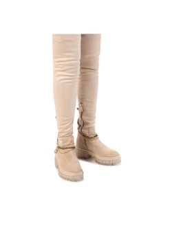 Προϋπολογισμός ???? Carinii Γυναίκες Μπότες Πάνω από το Γόνατο Μπότες πάνω από το γόνατο B8015 Μπεζ ???? -Carinii Εκπτώσεις unnamed file 4138