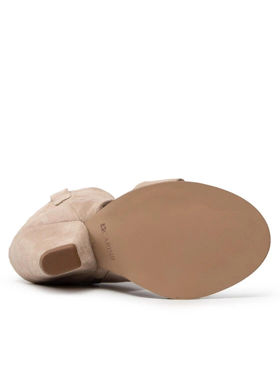 ΧΟΝΔΡΙΚΟ ΕΜΠΟΡΙΟ ???? Carinii Γυναίκες Biker Μποτάκια Μποτάκια B7983 Μπεζ ???? 6 ΧΟΝΔΡΙΚΟ ΕΜΠΟΡΙΟ ???? Carinii Γυναίκες Biker Μποτάκια Μποτάκια B7983 Μπεζ ???? - Image 4