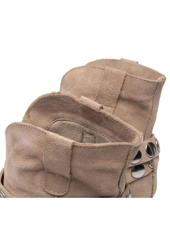 ΧΟΝΔΡΙΚΟ ΕΜΠΟΡΙΟ ???? Carinii Γυναίκες Biker Μποτάκια Μποτάκια B7983 Μπεζ ???? 8 ΧΟΝΔΡΙΚΟ ΕΜΠΟΡΙΟ ???? Carinii Γυναίκες Biker Μποτάκια Μποτάκια B7983 Μπεζ ???? - Image 6