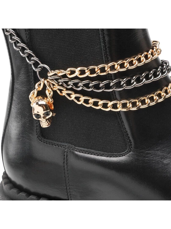 Φτηνός ???? Carinii Γυναίκες Biker Μποτάκια Μποτάκια B7948 Μαύρο ⭐ 8 Φτηνός ???? Carinii Γυναίκες Biker Μποτάκια Μποτάκια B7948 Μαύρο ⭐ - Image 6