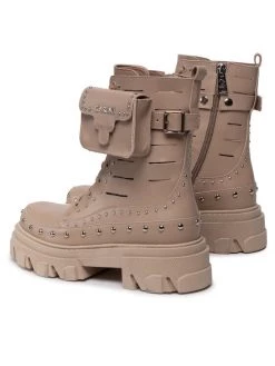 Το φθηνότερο ✔️ Carinii Γυναίκες Biker Μποτάκια Μποτάκια B7914 Μπεζ ❤️ -Carinii Εκπτώσεις unnamed file 4196