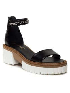 Νέος ???? Carinii Γυναίκες Σανδάλια B7814 Μαύρο ????