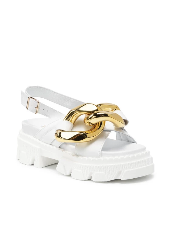 Προϋπολογισμός ???? Carinii Γυναίκες Σανδάλια B7232 Λευκό ???? 3 Προϋπολογισμός ???? Carinii Γυναίκες Σανδάλια B7232 Λευκό ????