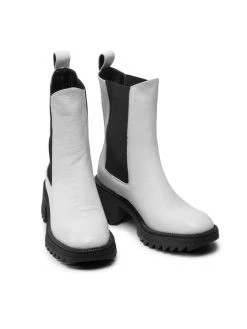 Καλύτερη πώληση ⭐ Carinii Γυναίκες Biker Μποτάκια Μποτάκια B8031 Λευκό ???? -Carinii Εκπτώσεις unnamed file 730