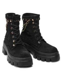 Η καλύτερη συμφωνία ???? Carinii Γυναίκες Biker Μποτάκια Μποτάκια B7887 Μαύρο ???? -Carinii Εκπτώσεις unnamed file 742