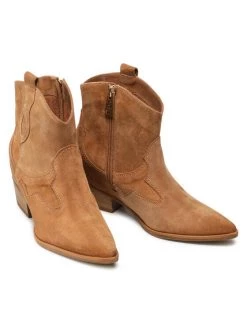 Ολοκαίνουργιο ✨ Carinii Γυναίκες Biker Μποτάκια Μποτάκια B7825 Καφέ ???? -Carinii Εκπτώσεις unnamed file 778