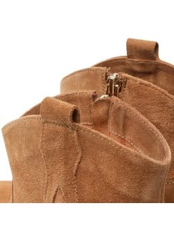 Ολοκαίνουργιο ✨ Carinii Γυναίκες Biker Μποτάκια Μποτάκια B7825 Καφέ ???? -Carinii Εκπτώσεις unnamed file 779