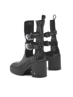 Προϋπολογισμός ???? Carinii Γυναίκες Biker Μποτάκια Μποτάκια B7813 Μαύρο ⭐ -Carinii Εκπτώσεις unnamed file 787